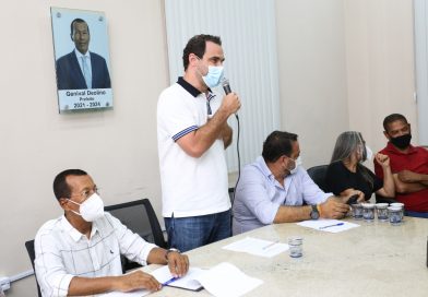 Genival Deolino participou de entrevista coletiva ao lado do deputado federal Adolfo Viana