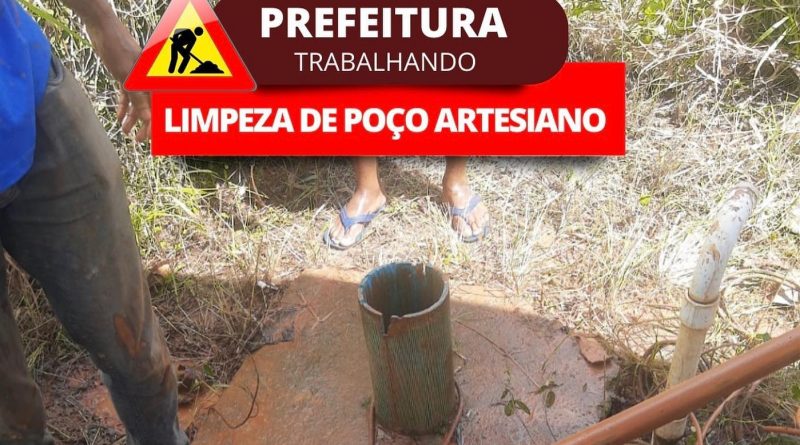 DOM MACEDO COSTA: Prefeitura em ação, limpeza nos poços artesiano e caixas d’água do município.