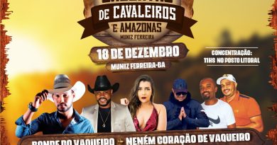 Encontro de Cavaleiros e Amazonas: confira as atrações para 18 de dezembro em Muniz Ferreira