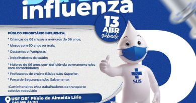 A vacinação contra a influenza continua em Muniz Ferreira para os públicos prioritários!